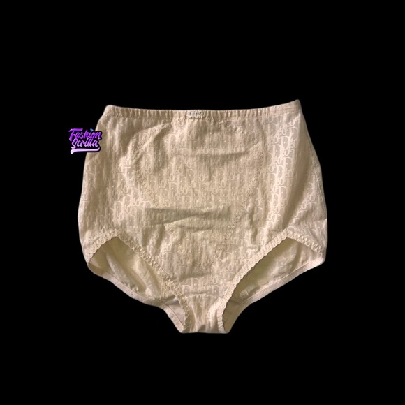 Dior Oblique Jacquard Sheer Monogram Logo Lingerie 70s Christian Dior shapewear - Picture 12 of 12